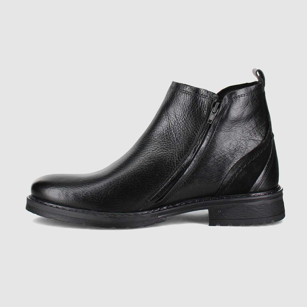 Hunter Nero - Mens Zip Up Boots - Wild Rhino Shoes