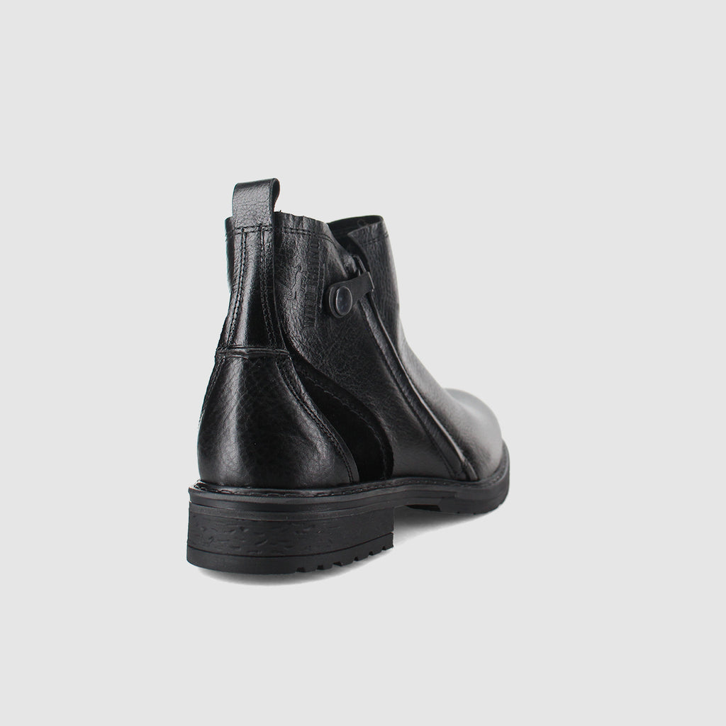 Hunter Nero - Mens Zip Up Boots - Wild Rhino Shoes