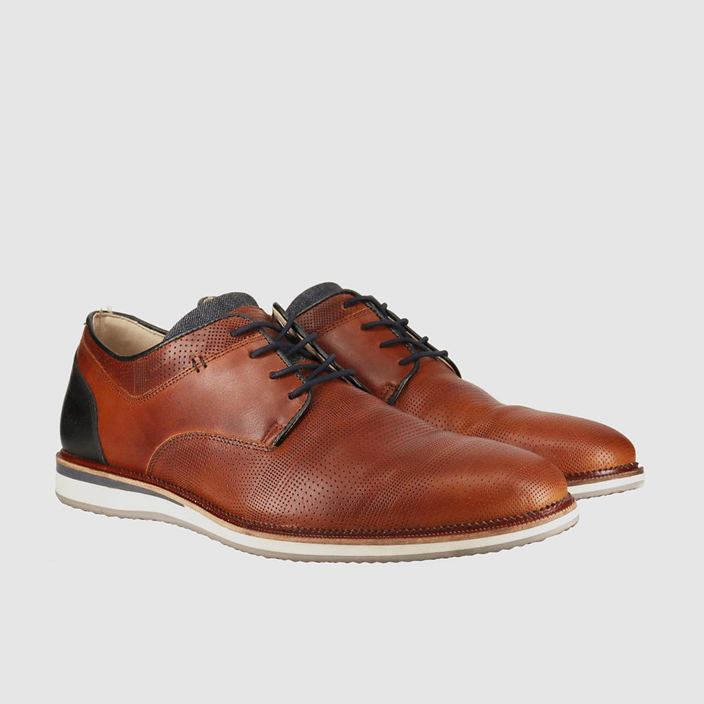Perth Cognac Mens Casual Shoes Wild Rhino Shoes