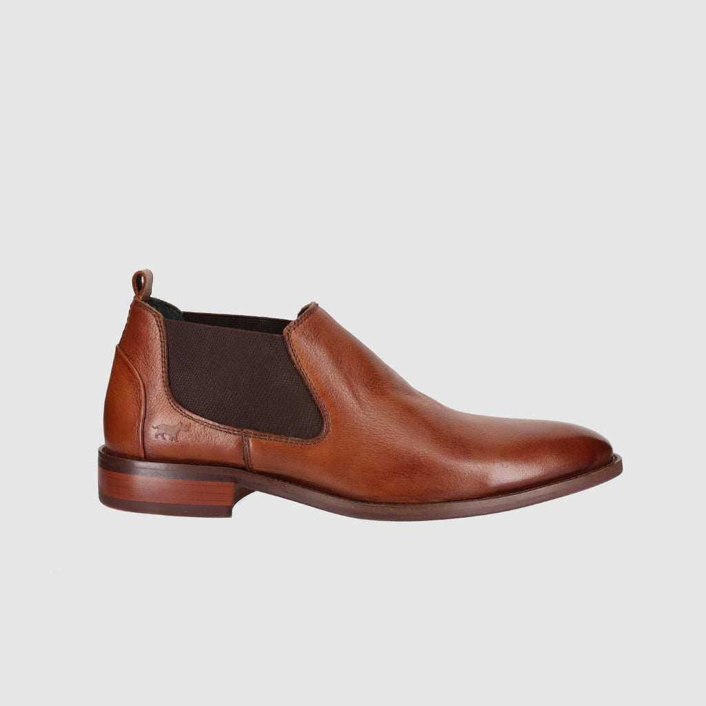 Luis Tan Mens Chelsea Boots Wild Rhino Shoes