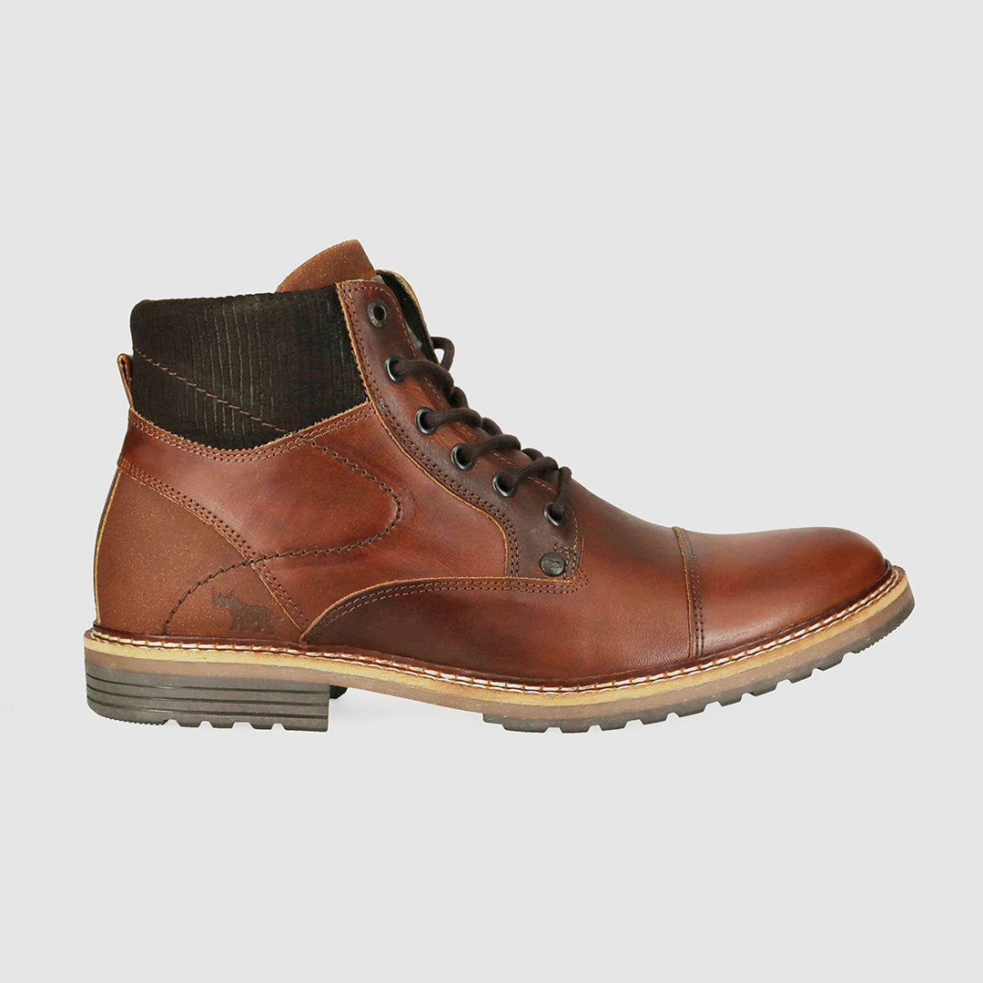 Cradle Tan Mens Lace Up Boots Wild Rhino Shoes