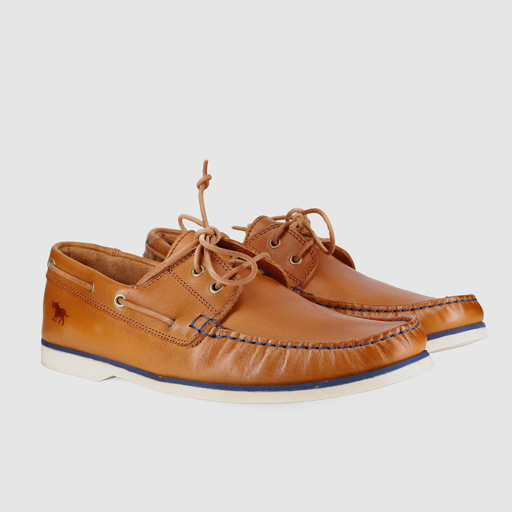 Byron Tan - Mens Boat Shoes - Wild Rhino Shoes