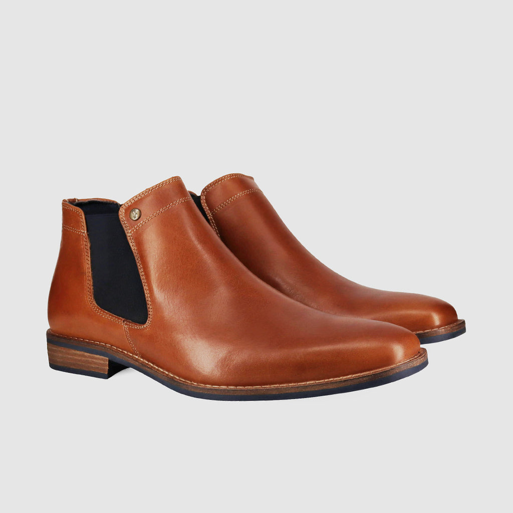 Drake Tan - Mens Chelsea Boots - Wild Rhino Shoes