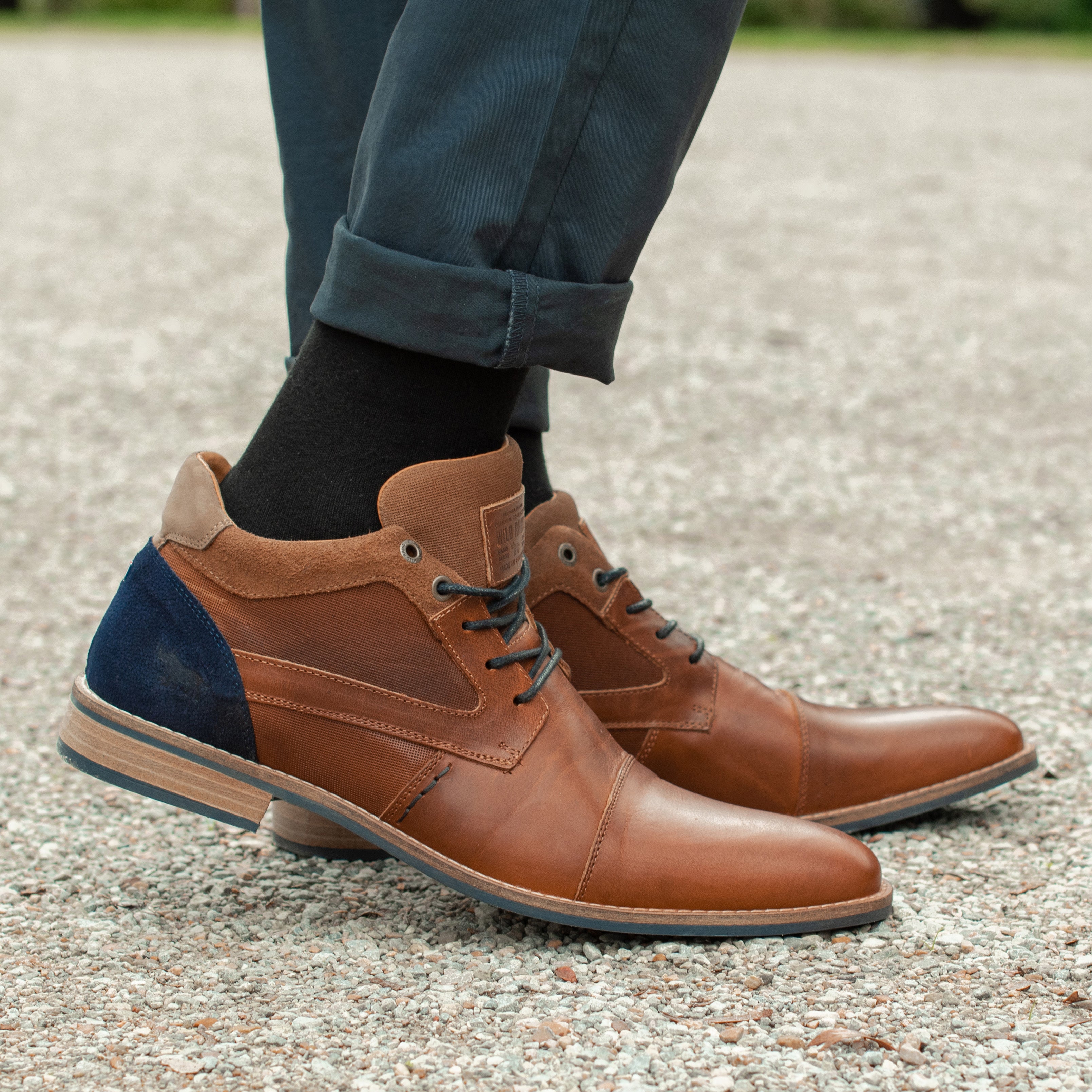 Dynamite Cognac - Mens Lace Up Boots - Wild Rhino Shoes Dynamite Cognac - Mens Lace Up Boots - Wild Rhino Shoes