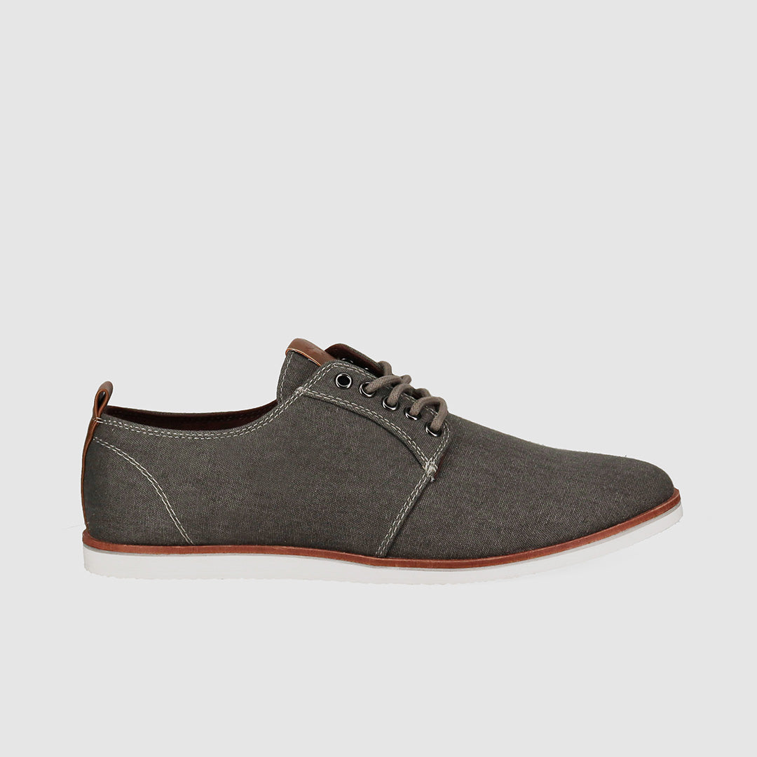 Rush Grey Mens Casual Shoes Wild Rhino Shoes - Main Image